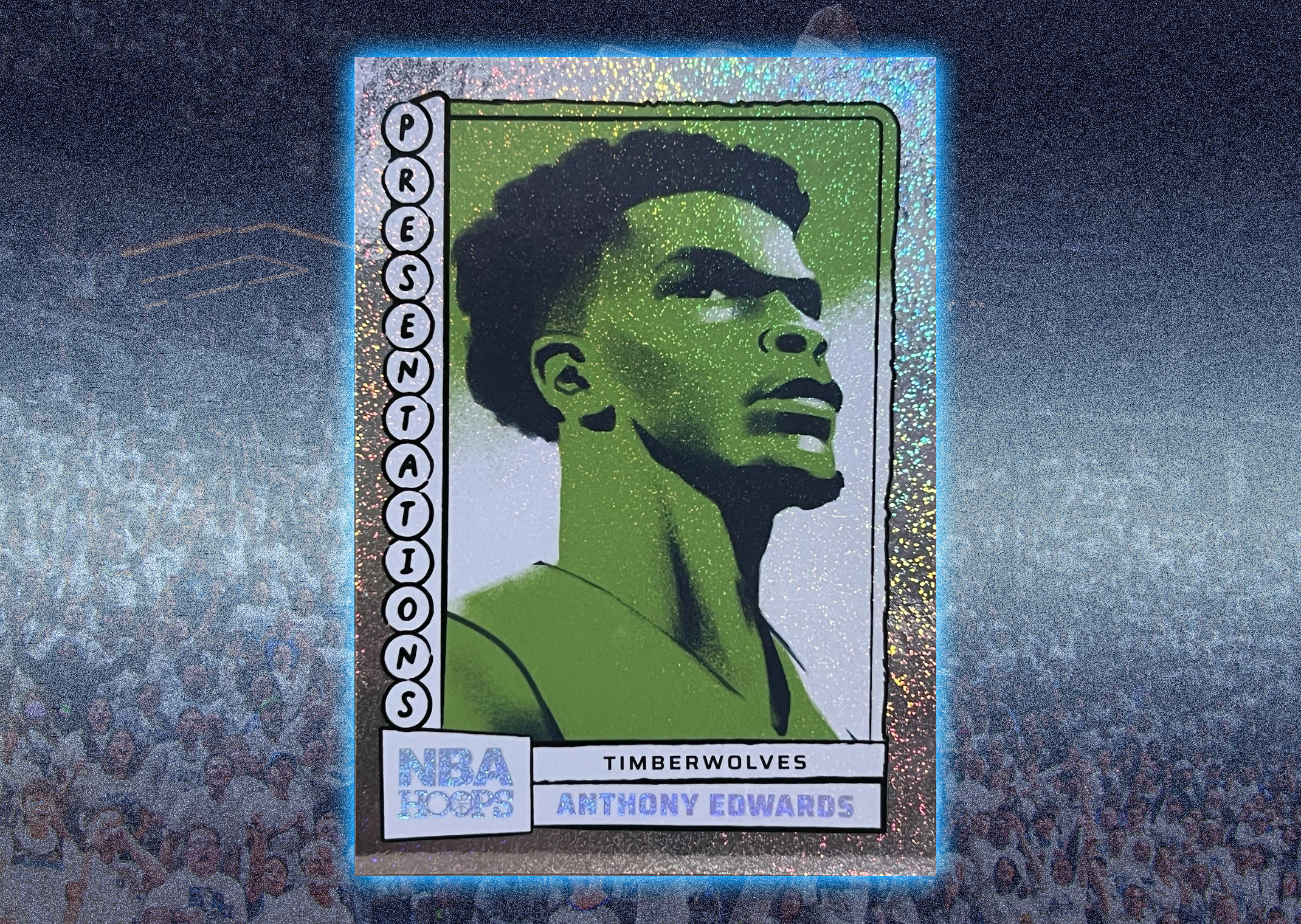 2024-25 Panini NBA Hoops Presentations Anthony Edwards