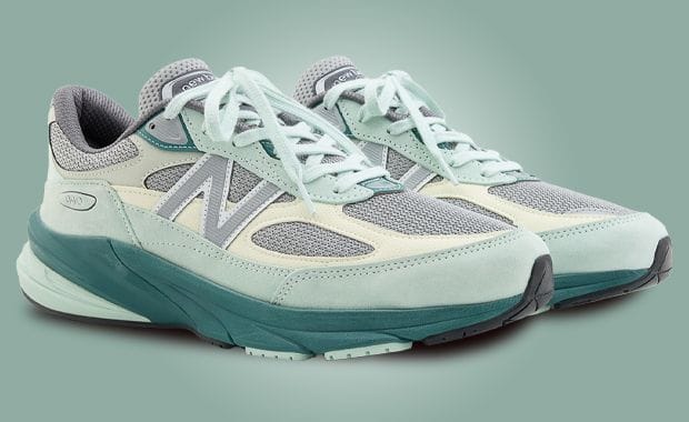 The New Balance 990v6 Made in USA Community Mint Releases in 2025
