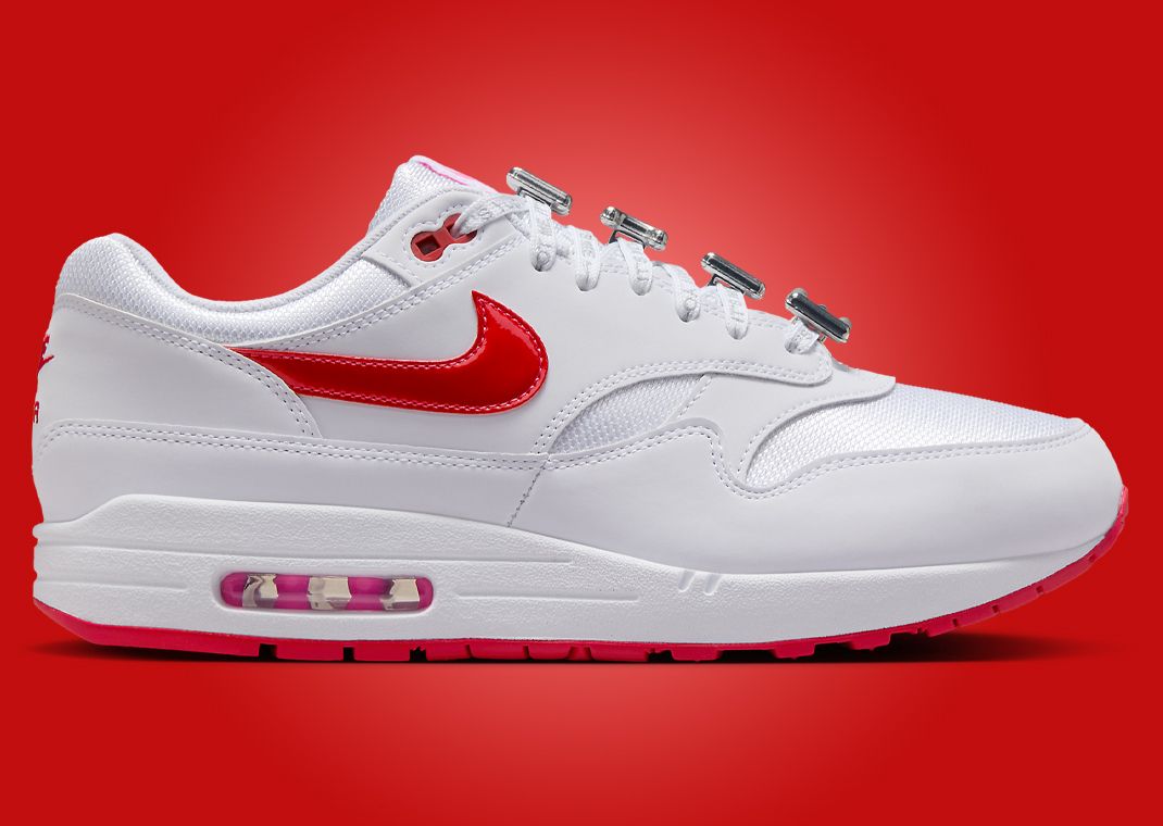 Nike Air Max 1 Valentine’s Day White (2025) Lateral