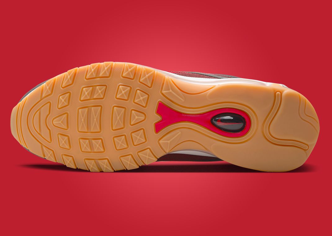 Nike Air Max 97 Black Team Scarlet Outsole
