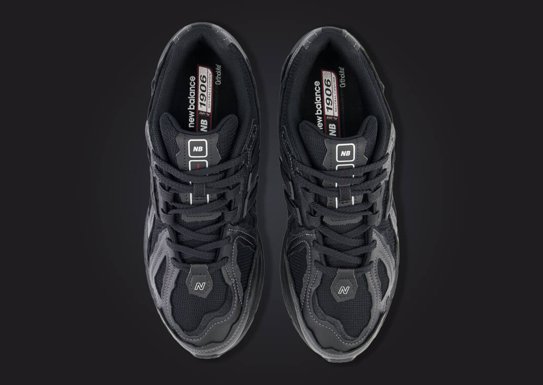The New Balance 1906D Protection Pack Triple Black Releases