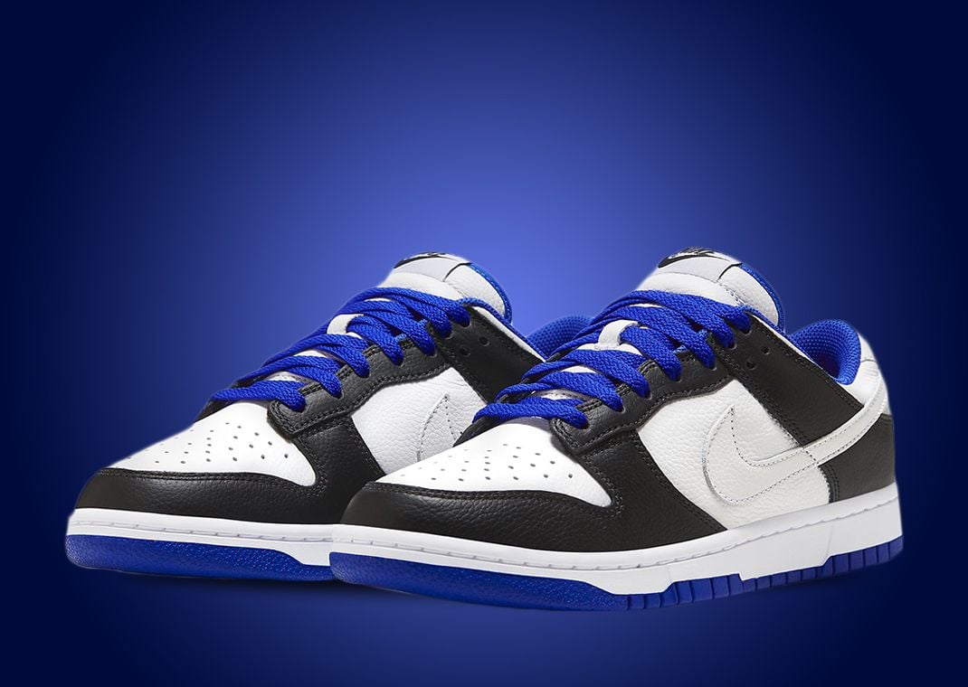 Nike Dunk Low White Black Royal