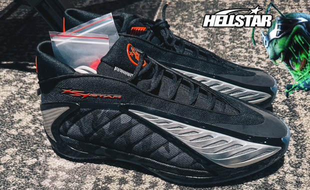 The Hellstar x adidas AE 2 Black Camo Goes Stealth Mode display picture 1
