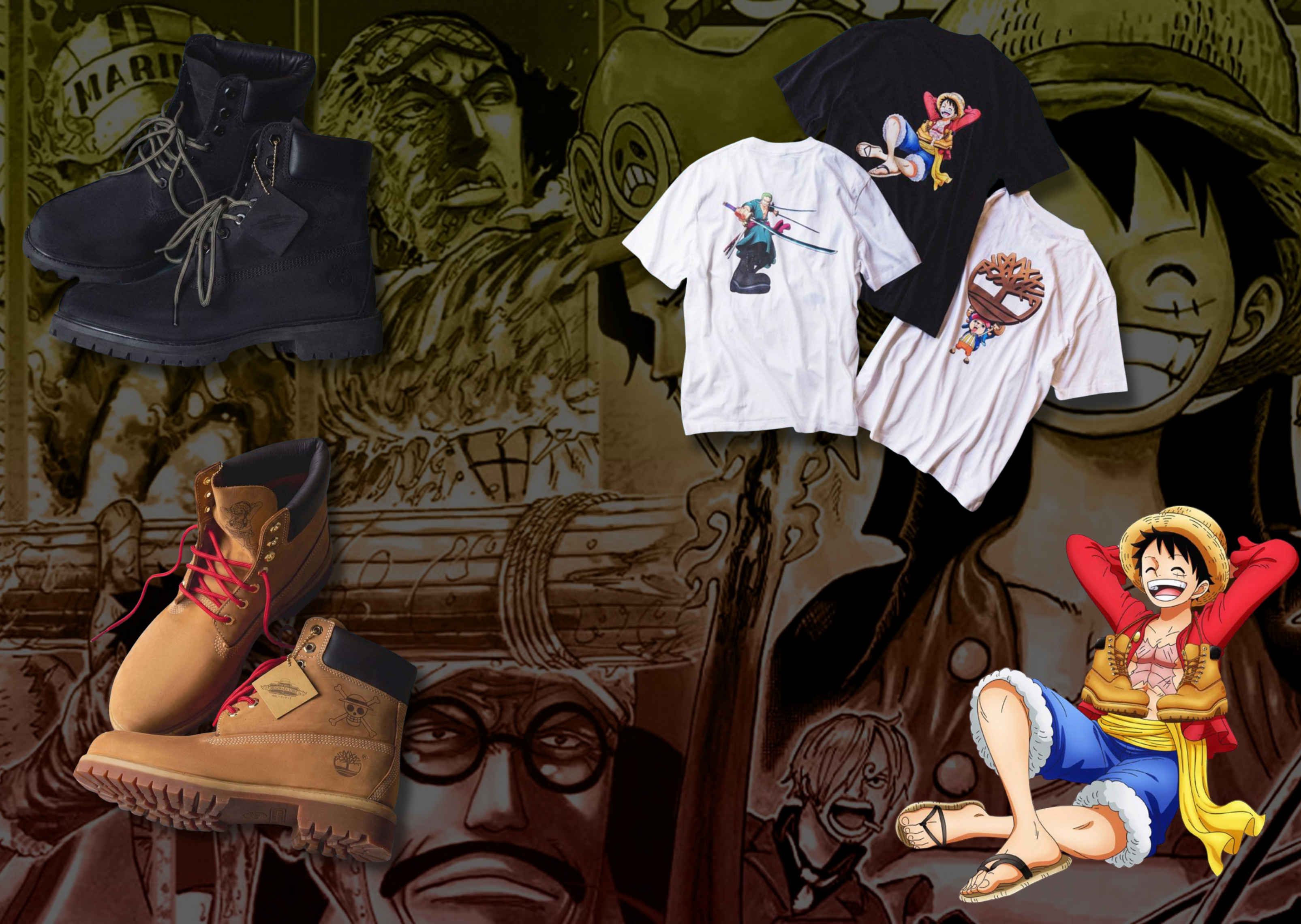 One Piece x Timberland Collection