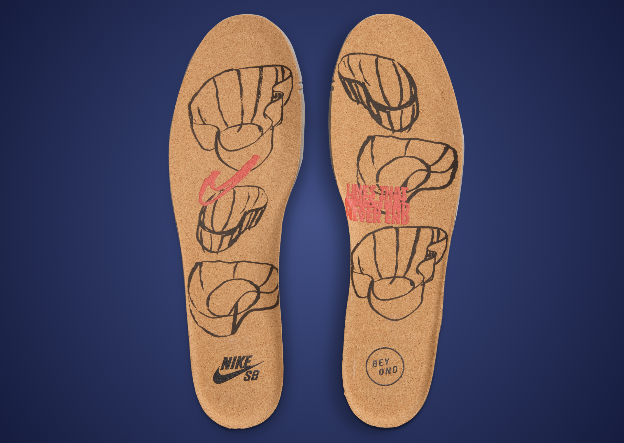 Beyond Store x Nike SB Dunk High - INsoles