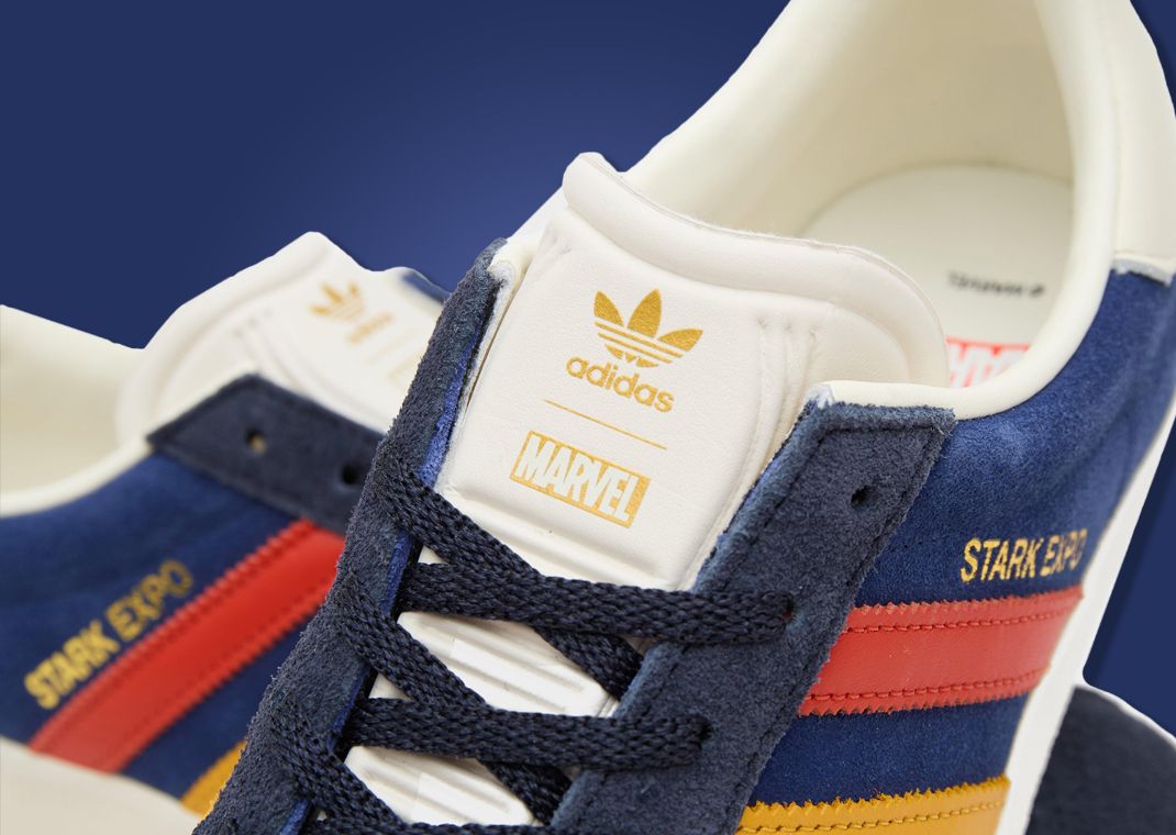 Marvel x adidas Gazelle Tony Stark (size? Exclusive) Tongue