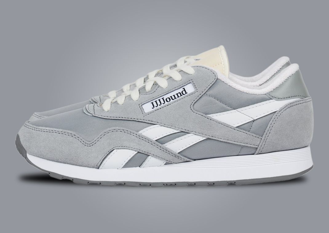 JJJJound x Reebok Classic Nylon Grey Lateral