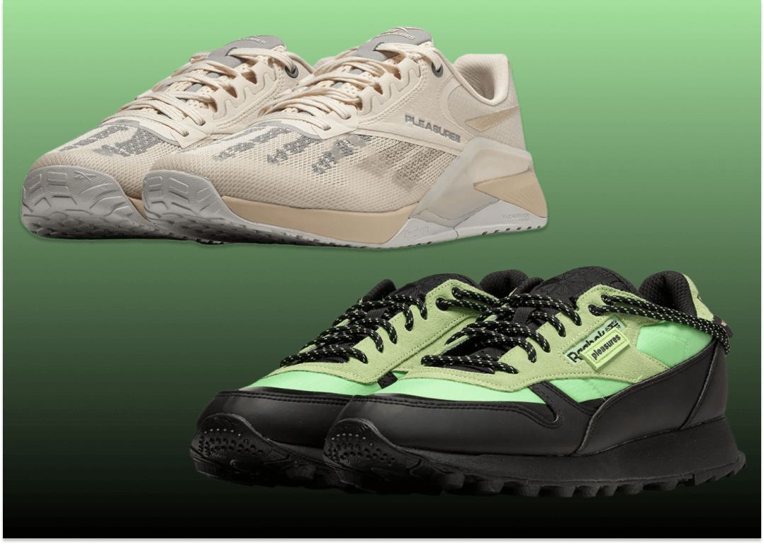 Pleasures x Reebok Classic Leather & Nano 6000