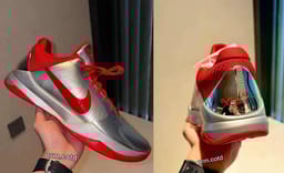 New In-Hand Images Show the Mirrored Details of the Nike Kobe 5 Protro Rookie of the Year PE