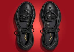HOKA Bondi Mary Jane Black - Top