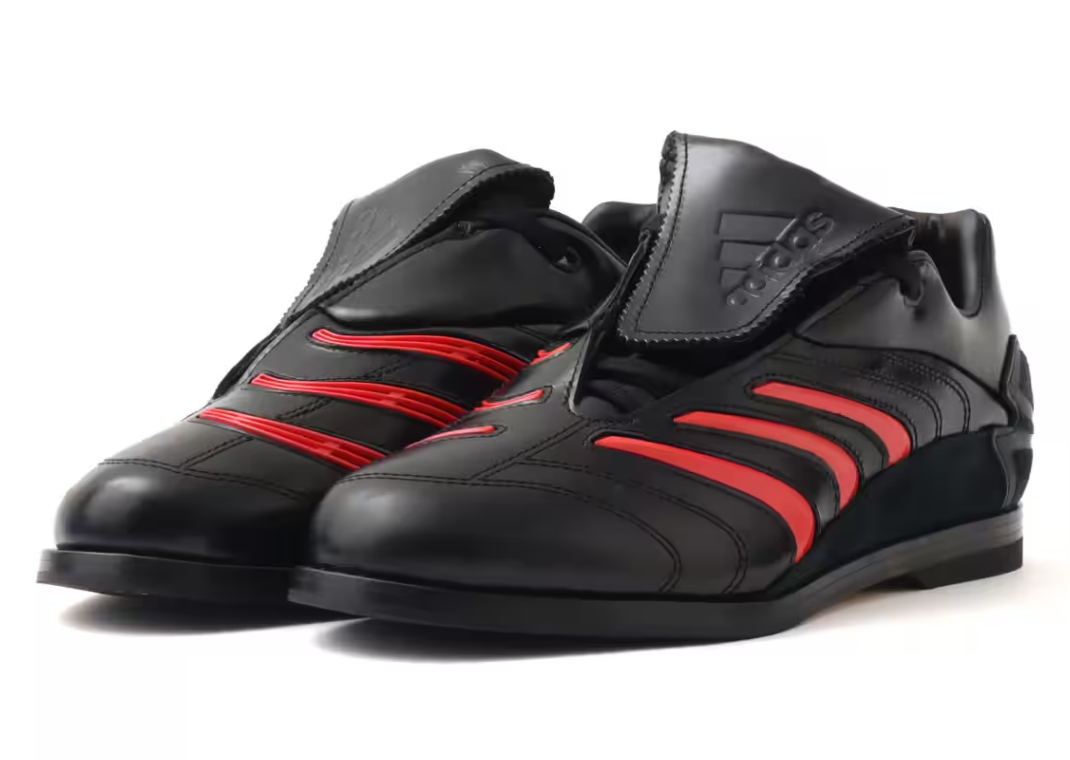 adidas Predator Bowling Shoe Black Red - Angle