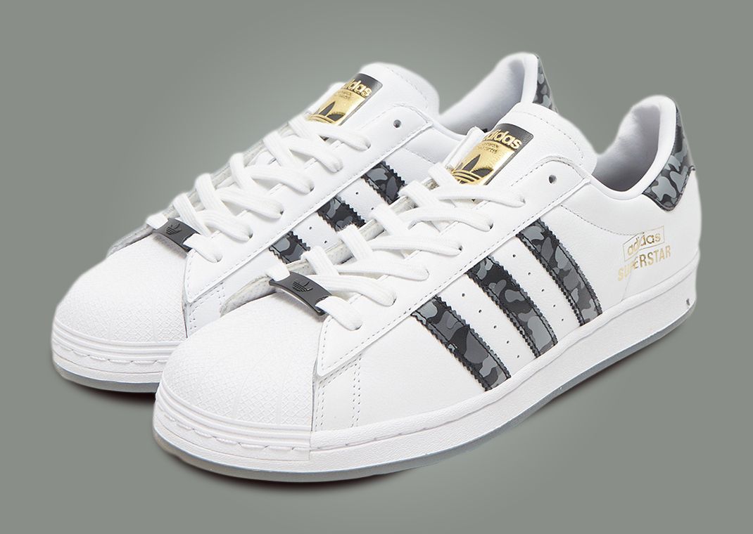 adidas Superstar Camo White Grey