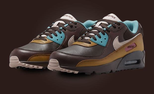 Nike's Air Max 90 Gore-Tex Gets Dressed In Luxurious Velvet Brown