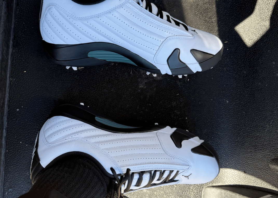 Air Jordan 14 Golf Oxidized Green