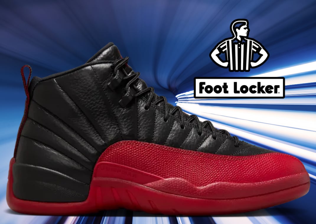 Jordan 12 Flu Game Foot Locker Restock July