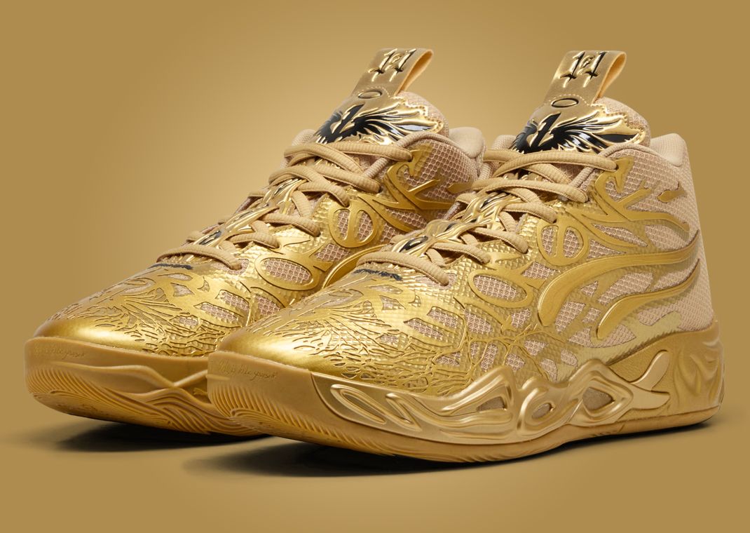 ☆送料無料☆ PUMA MB.04 GOLDEN CHILD ☆ PUMA x LAMELO BALL MB.04 Golden Child Men's Basketball Shoes