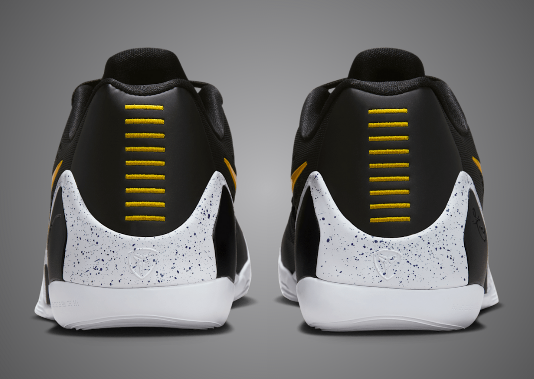 Nike Kobe 9 EM Low Protro Lakers Away Heel