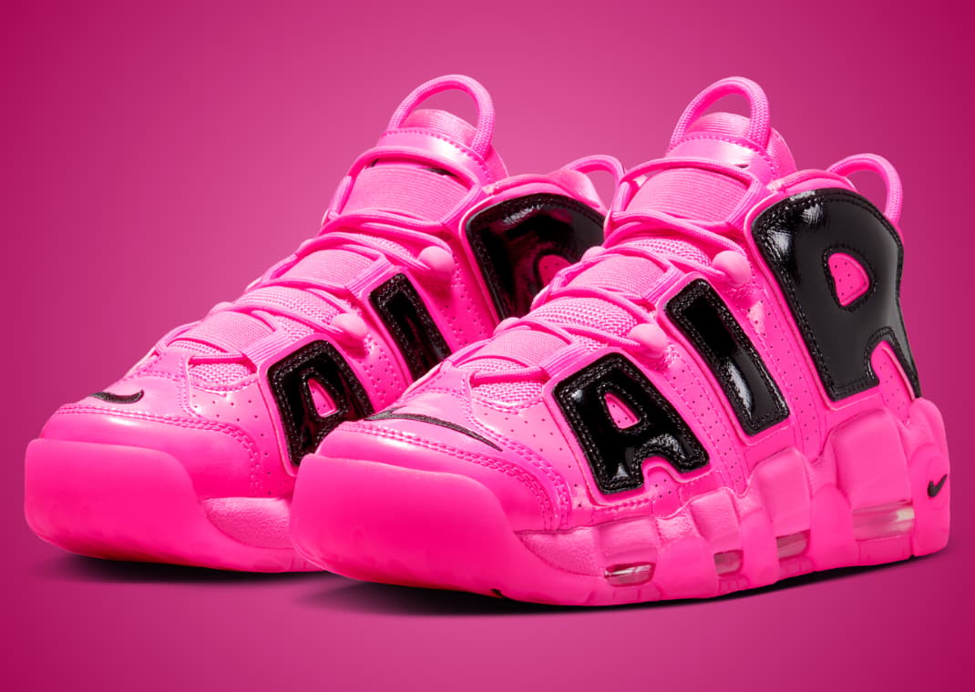 NIKE AIRMORE apputenpo CHIＣＡ The Nike Air More Uptempo Gets a Women's Exclusive in Pink Blast