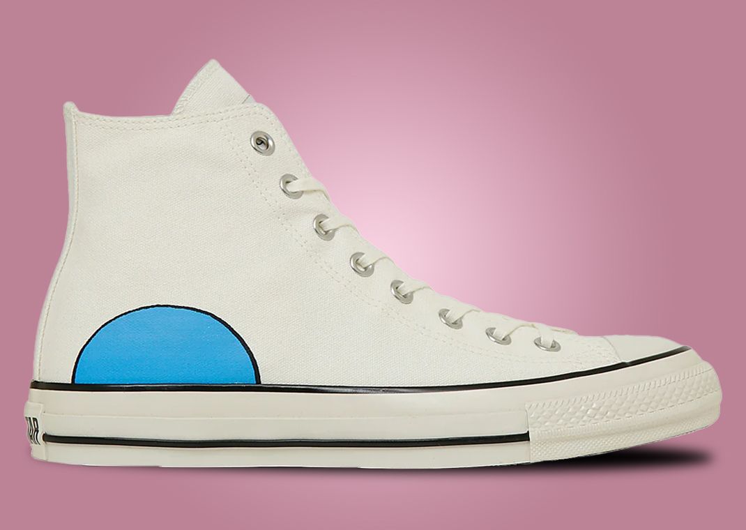 Doraemon x Converse All-Star Aged FP Hi Off-White Lateral