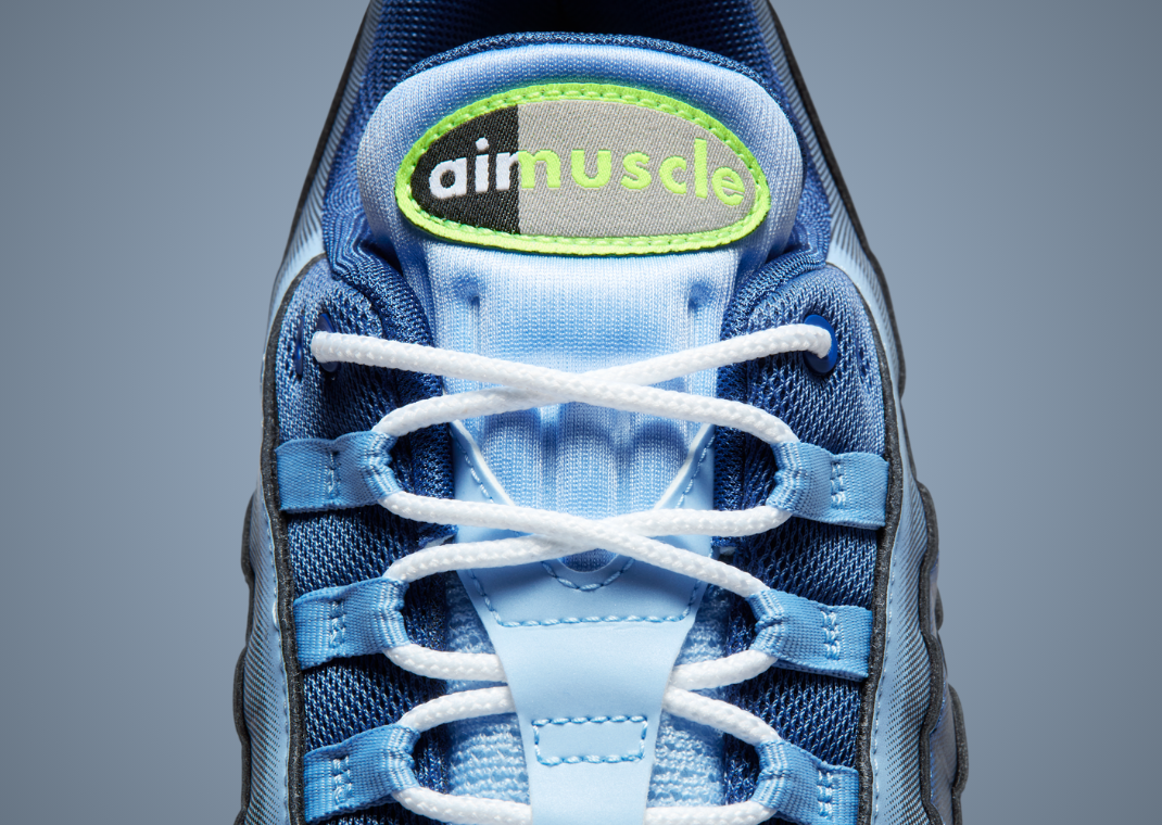 Yu-Gi-Oh! x Nike Air Muscle 95 Joey Detail