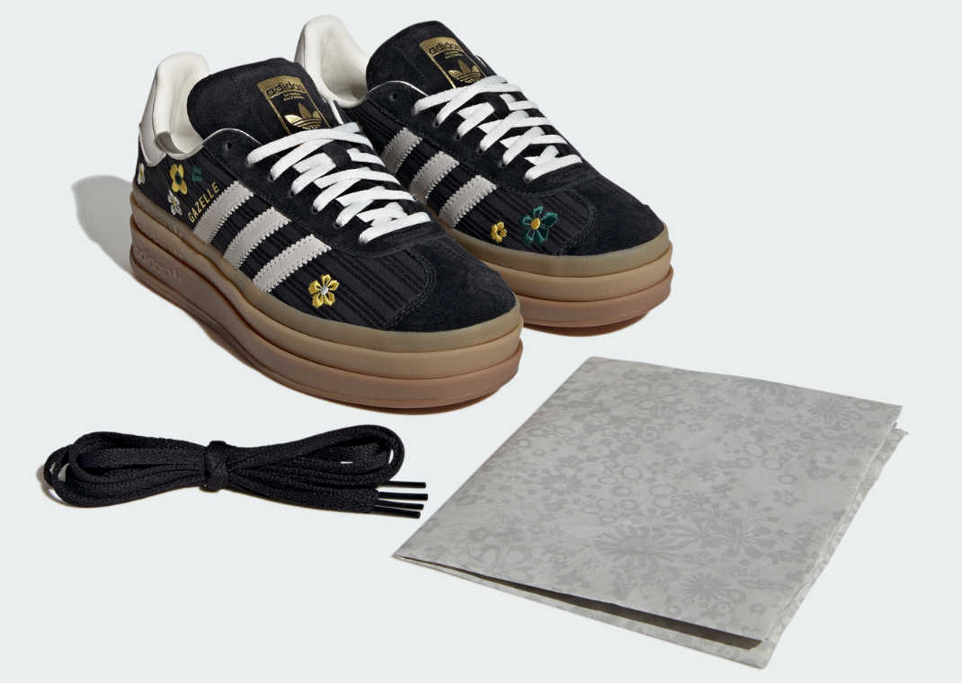Liberty London x adidas Gazelle Bold Black