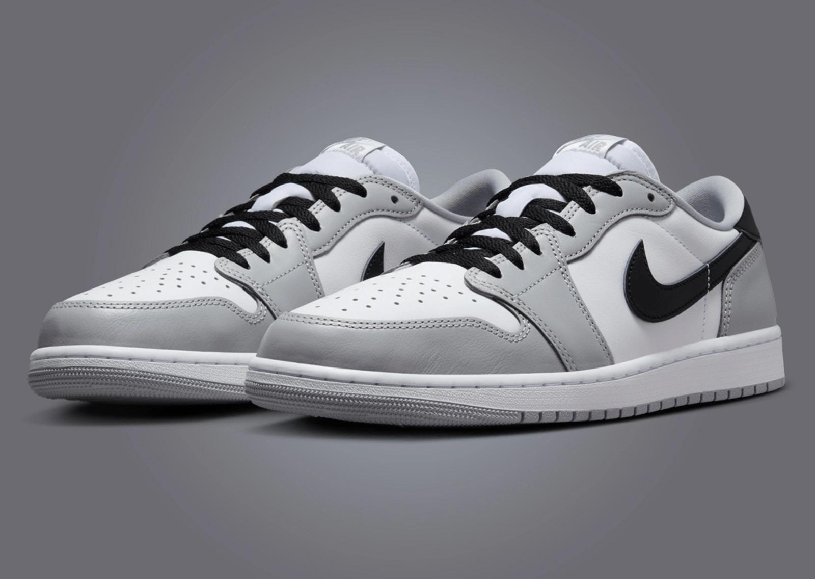 Air Jordan 1 Retro Low OG Wolf Grey Angle