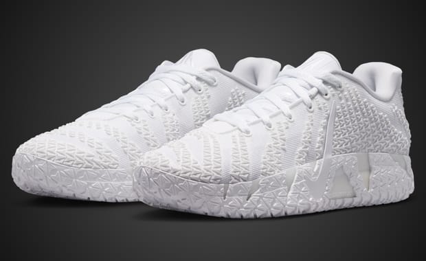 This Triple White Nike Ja 3 is Back to School Fresh