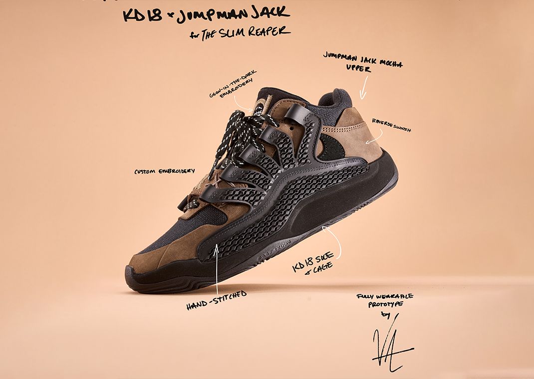 Vick Almighty & Reshoevn8r Create a Custom Nike KD 18 x Travis