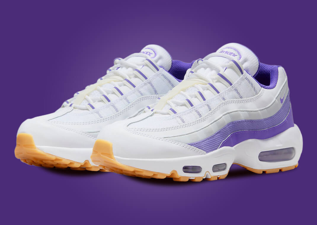 Nike Air Max 95 White Disco Purple Gum