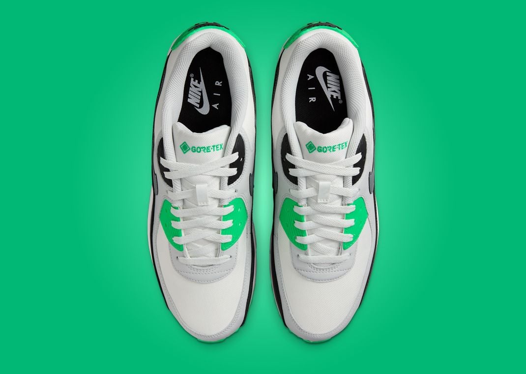 NIKE★AIR MAX 90 GORE-TEX★SUMMIT WHITE/LUCKY GREEN The Nike Air Max 90 Gore-Tex Lucky Green Releases January 2024