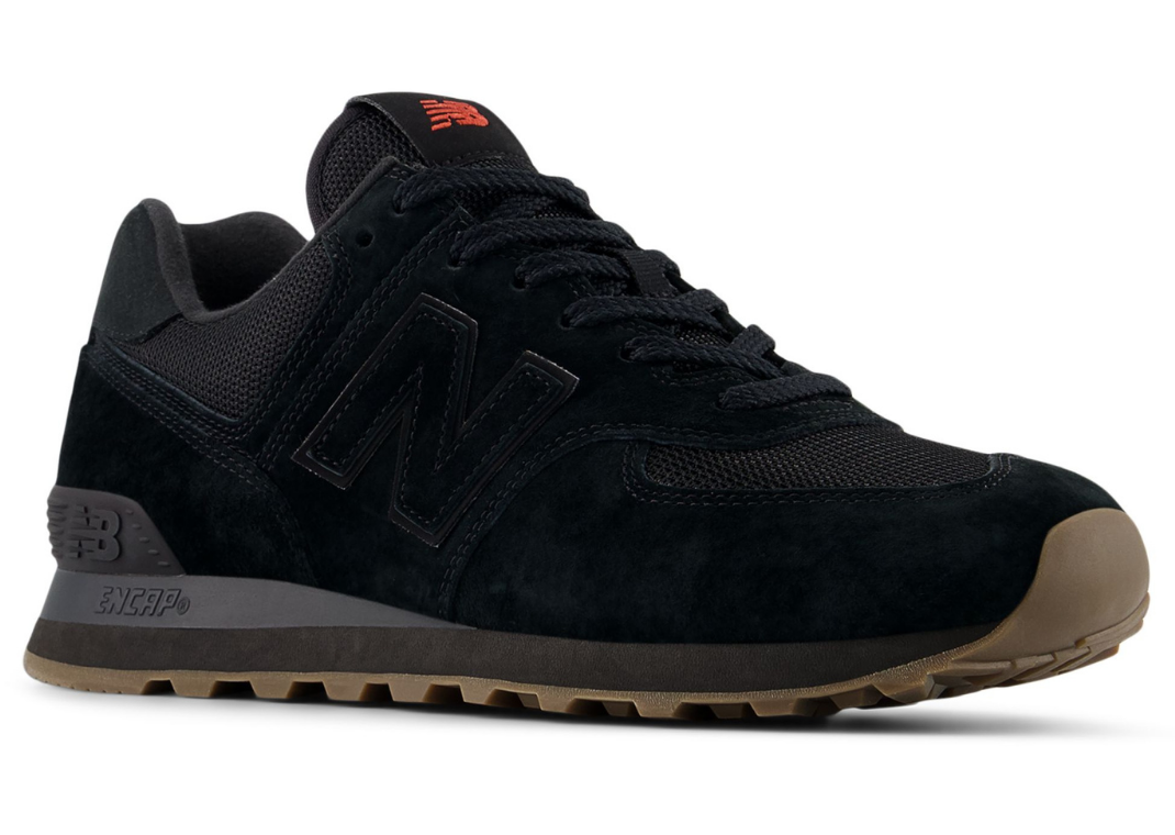 New Balance 574 Year of the Horse Black - Angle