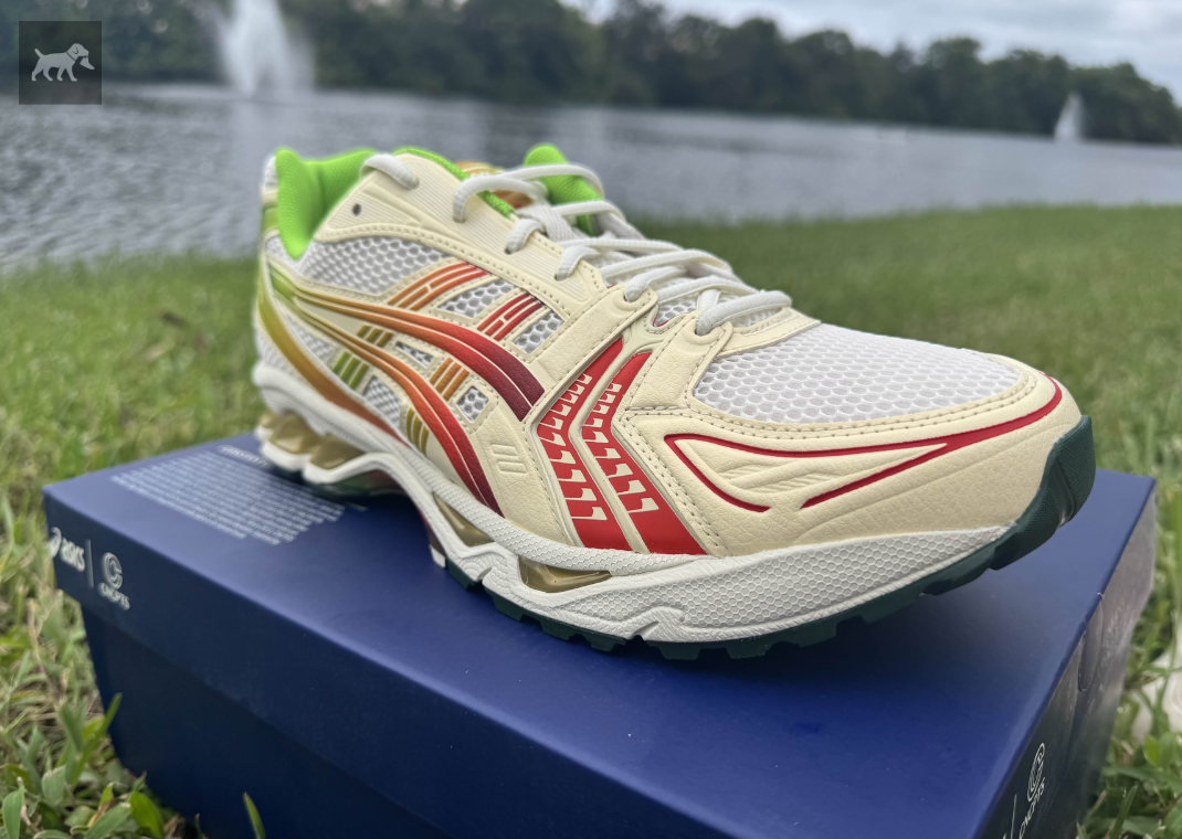 Concepts x Asics Gel-Kayano 14 Miami Tiger Beetle Detail