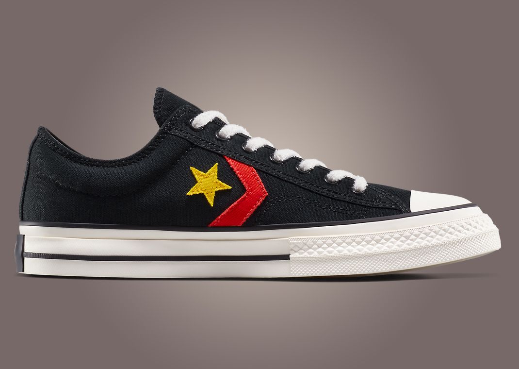 Daily Paper x Converse Star Player 76 Ox Black Lateral