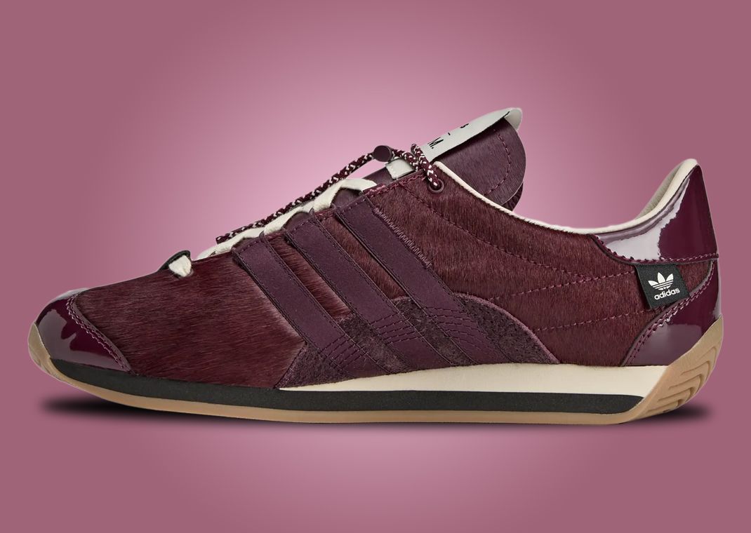 SFTM x adidas Country OG Maroon Medial