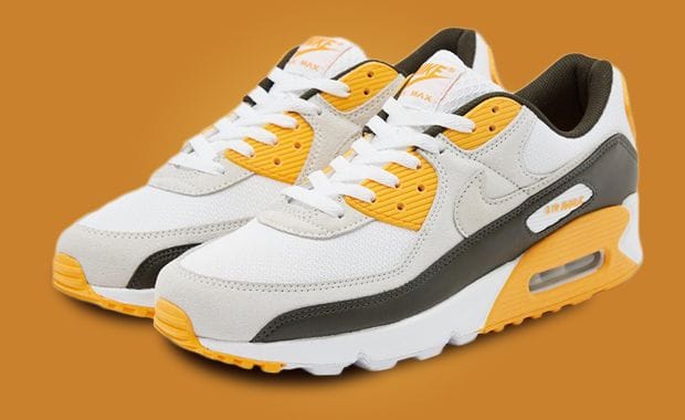 Laser Orange And Baroque Brown Feature On The Nike Air Max 90