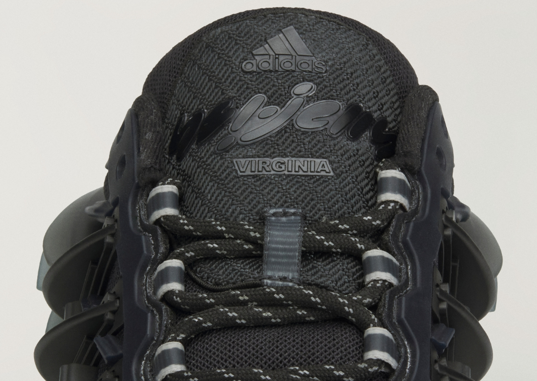 adidas Adistar Jellyfish Pharrell Williams Triple Black - Tongue Detail