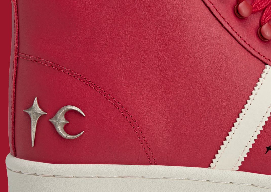 Thug Club x adidas Superstar Boots Red Detail