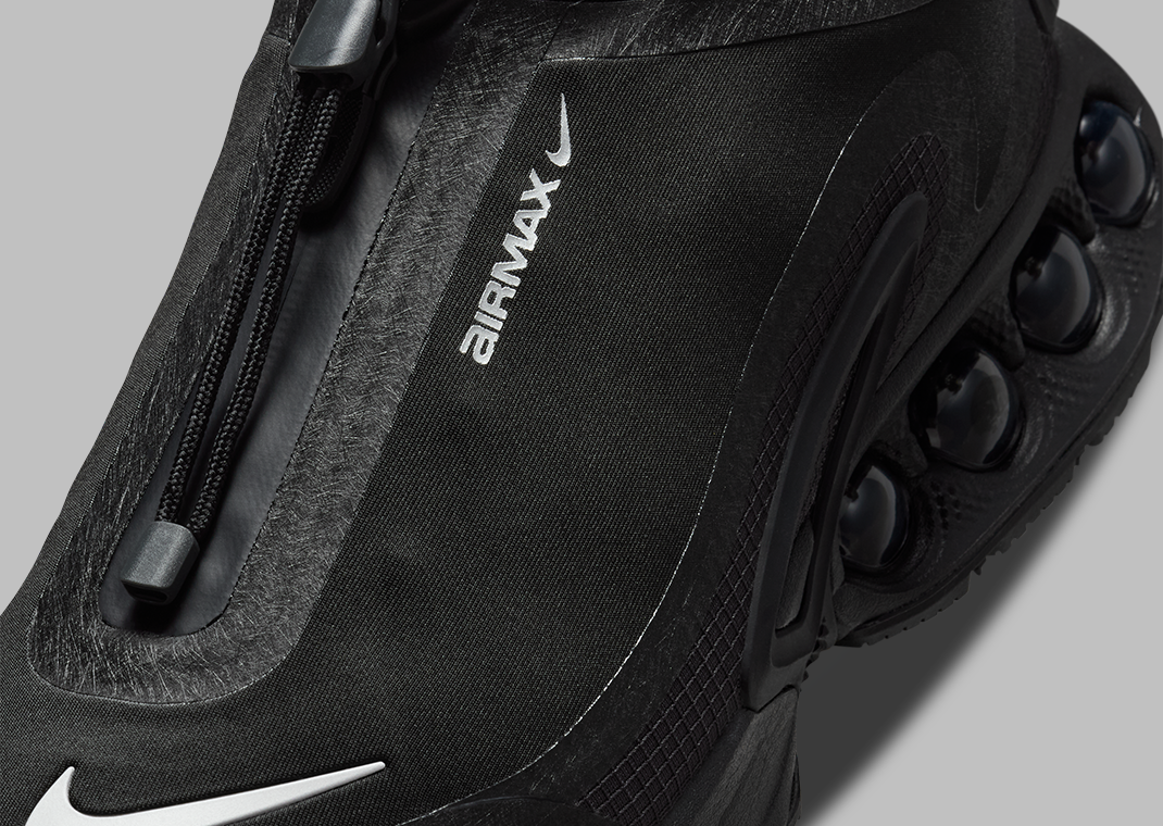 Nike Air Max DN Roam Black Metallic Silver - Detail
