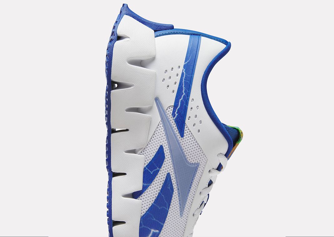 Sonic the Hedgehog 3 x Reebok Zig Dynamica Sonic (GS) Midfoot Detail