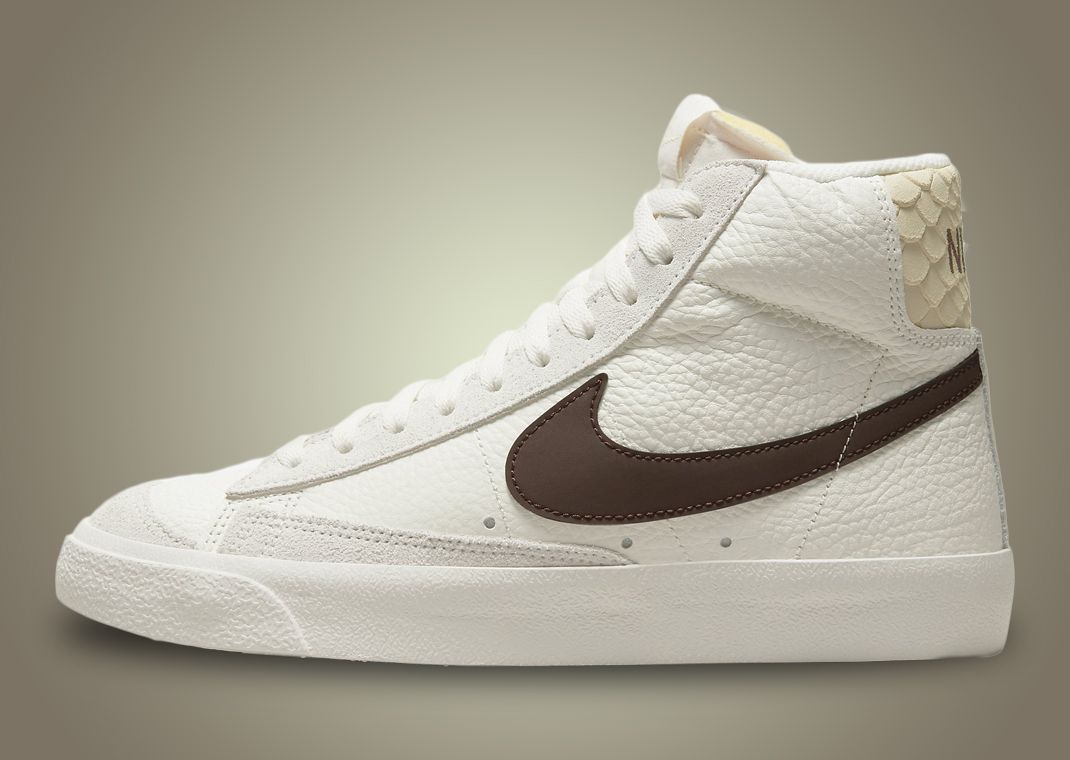 Snakeskin Detailing Slithers Towards The Nike Blazer Mid 77