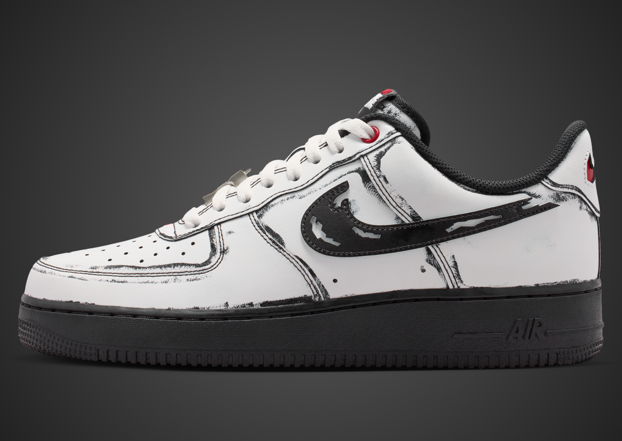 Nike Air Force 1 Low Scream Official Look - Lateral