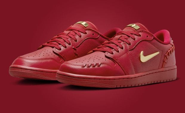 The Air Jordan 1 MM Low Gym Red Metallic Gold Releases July 2024