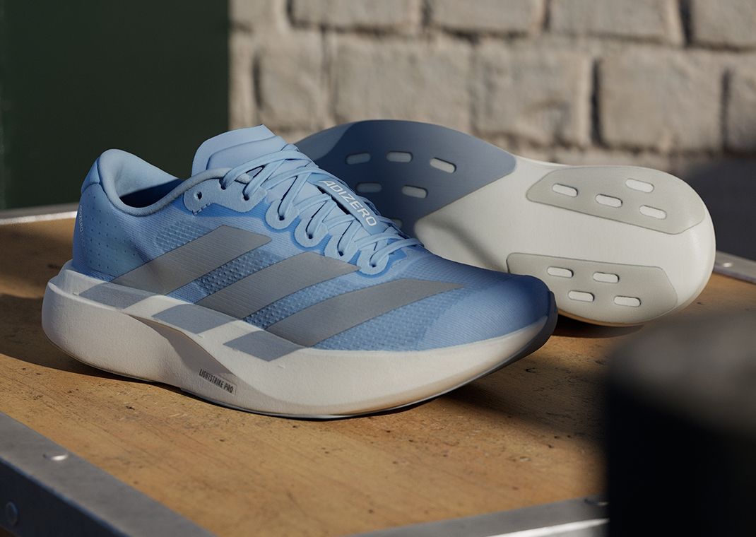 The Women's adidas Adizero Evo SL Glow Blue Releases June 2025