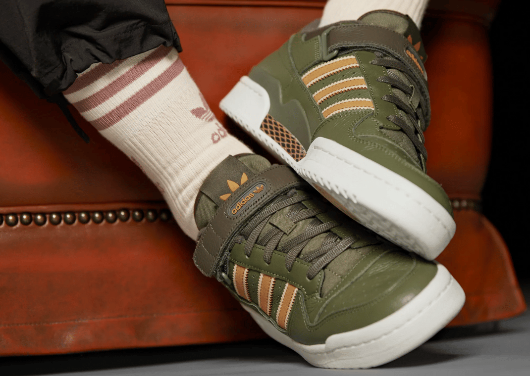adidas Forum Low "Focus Olive" On-Foot