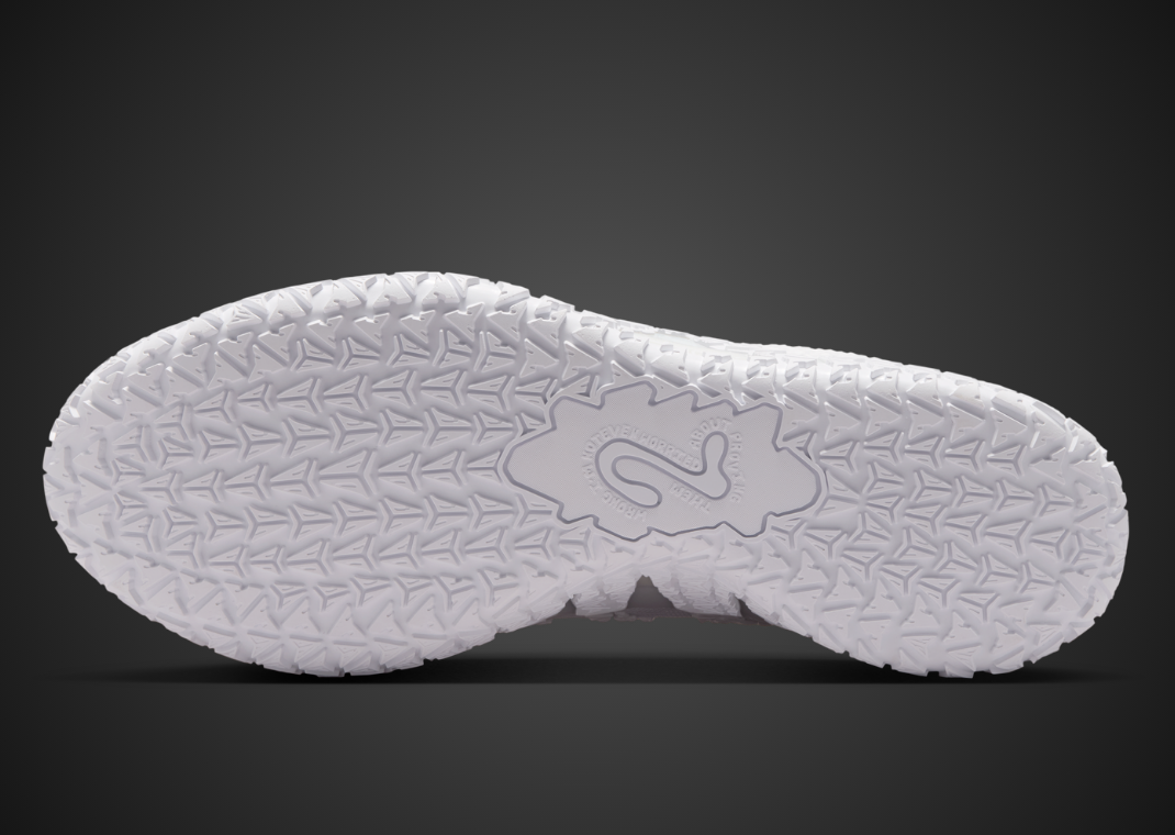 Nike Ja 3 Team Bank Triple White - Bottom