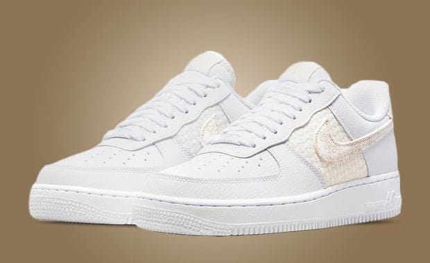 Woven Floral Panels Take Over This Women's Nike Air Force 1 Low