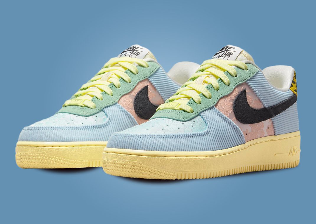 Nike Air Force 1 Low Celestine Blue Lemon Wash (W)