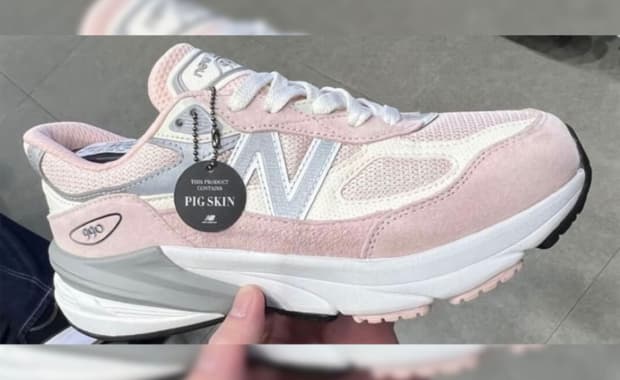 The New Balance 990v6 Pink Features Creamy Shades