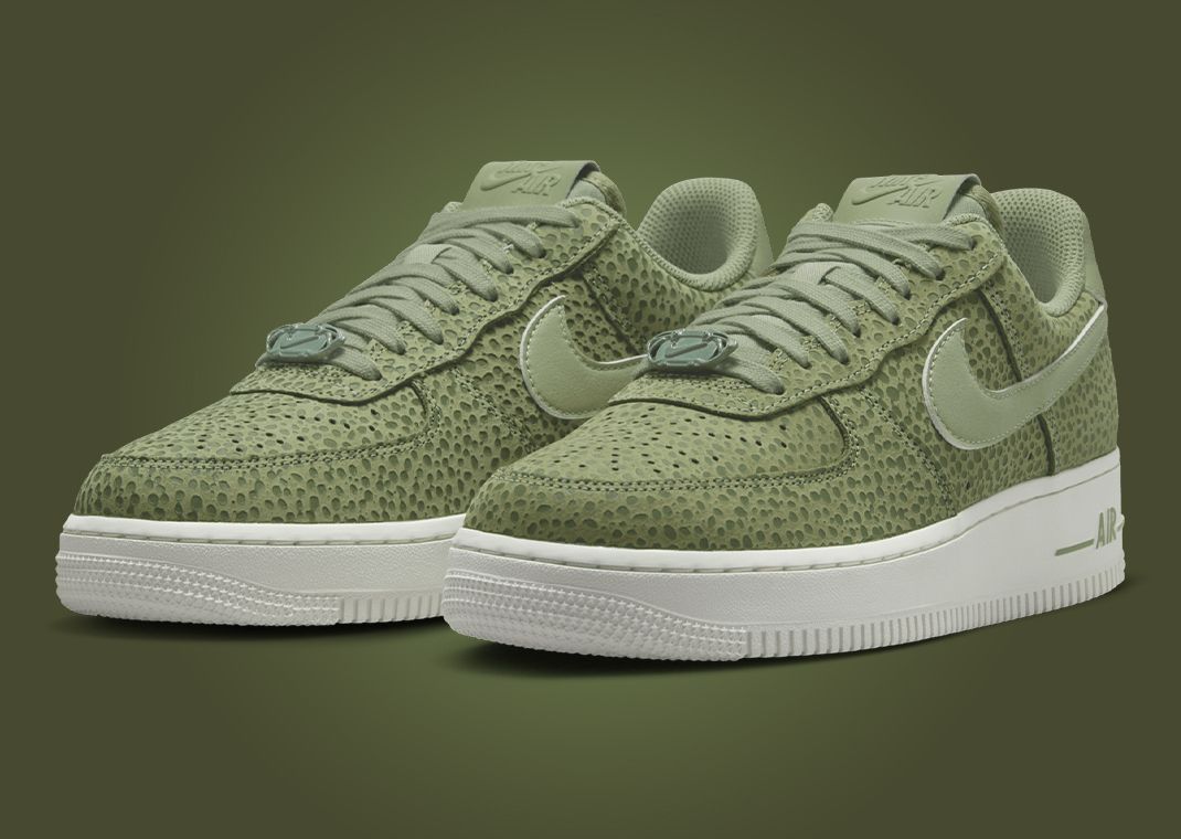 Nike Air Force 1 Low Safari Oil Green (W) Angle