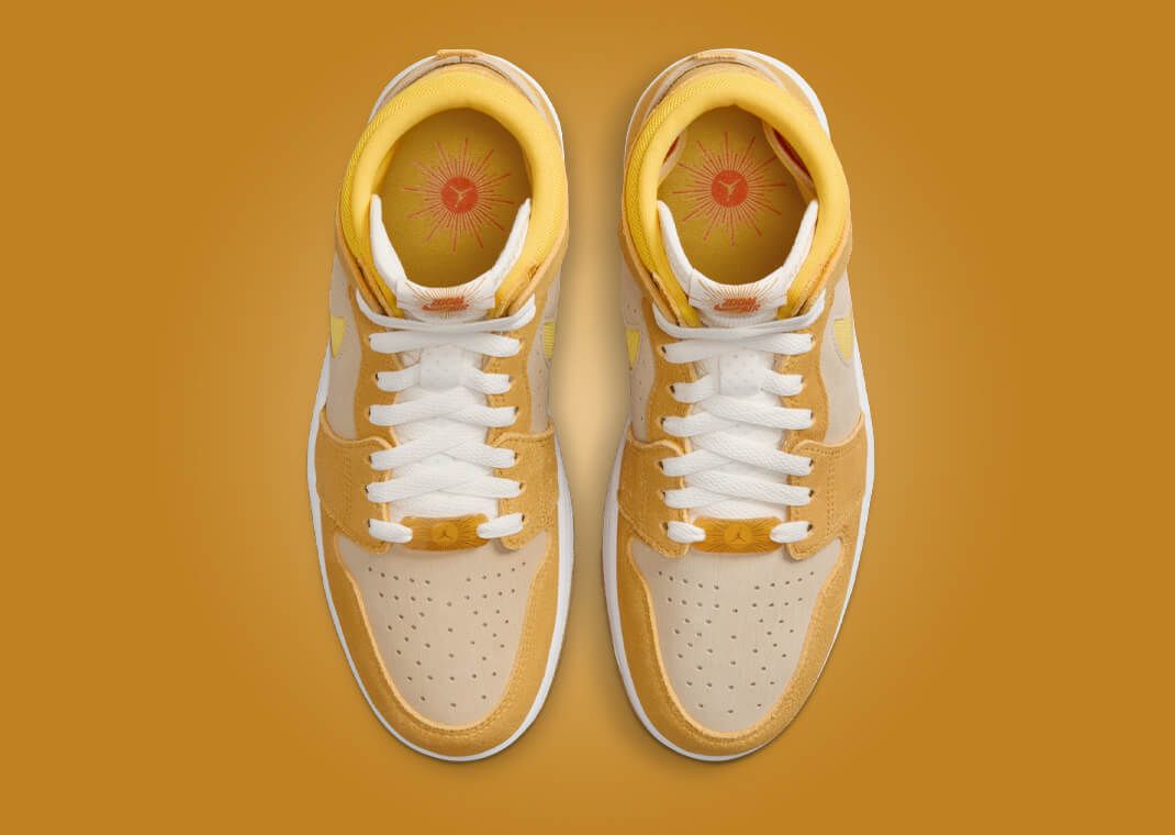 Air Jordan 1 High Zoom CMFT 2 Yellow Ochre (W) Top